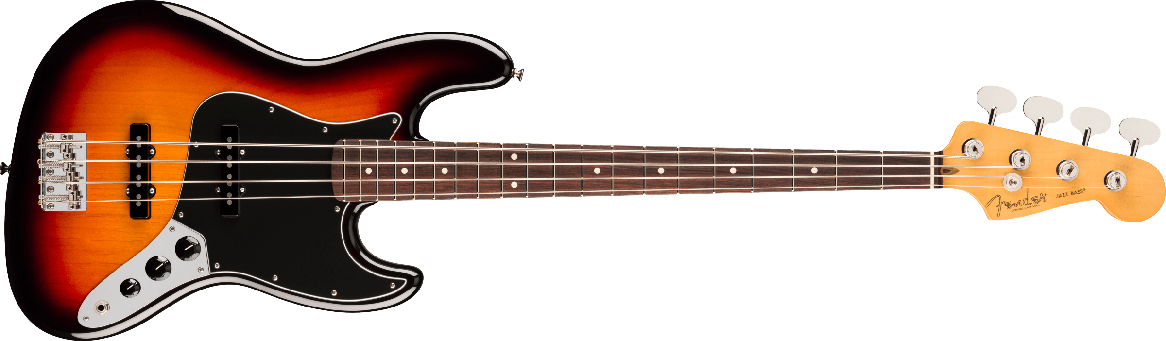 Fender American Professional Classic Jazz Bass®, Rosewood Fingerboard, 3-Color Sunburst