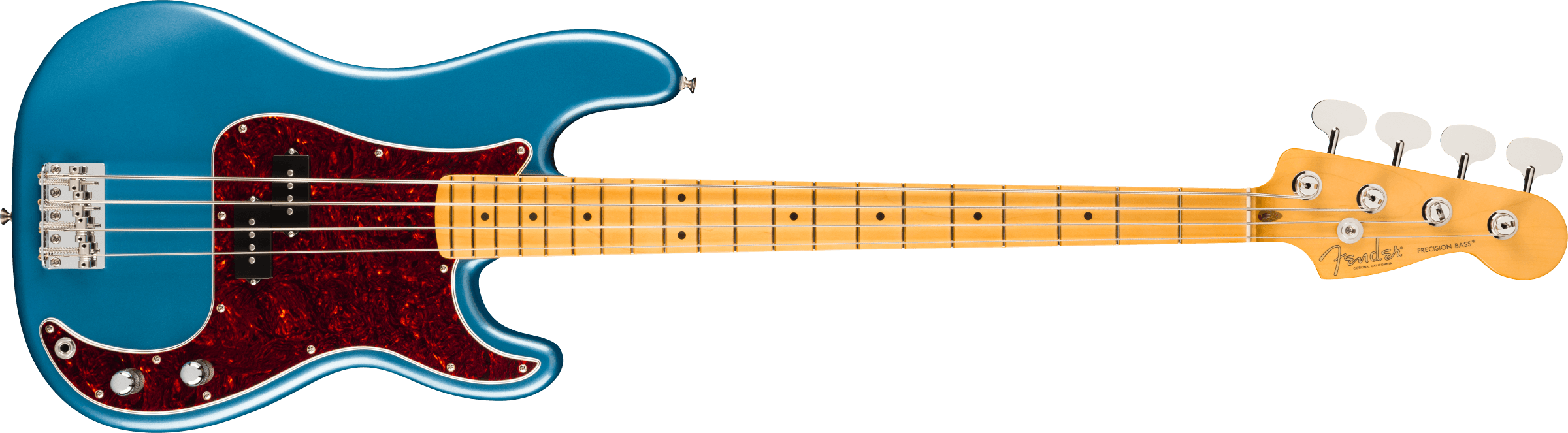 Fender American Professional Classic Precision Bass®, Maple Fingerboard, Faded Lake Placid Blue