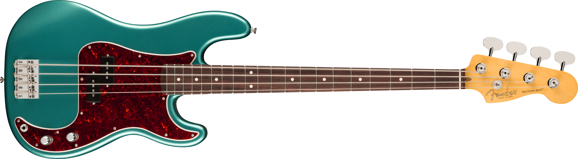 Fender American Professional Classic Precision Bass®, Rosewood Fingerboard, Faded Sherwood Green Metallic