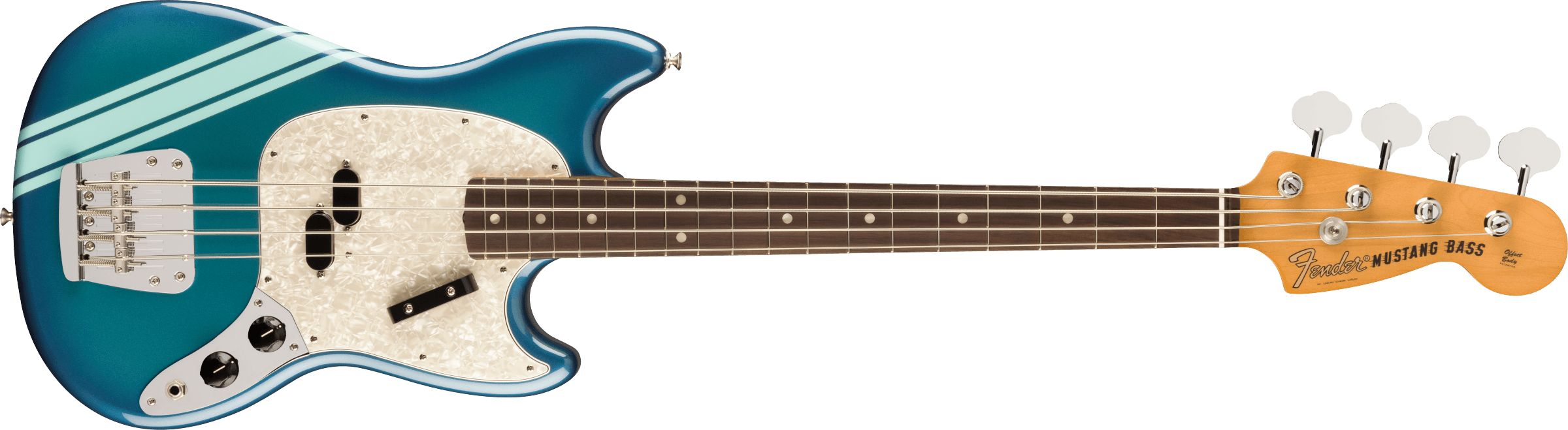 Fender Vintera® II '70s Competition Mustang® Bass, Rosewood Fingerboard, Competition Burgundy