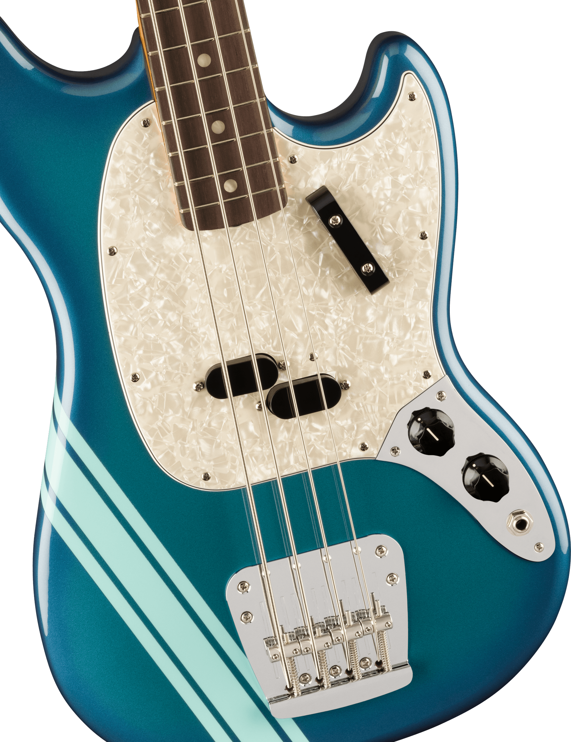 Fender Vintera® II '70s Competition Mustang® Bass, Rosewood Fingerboard, Competition Burgundy