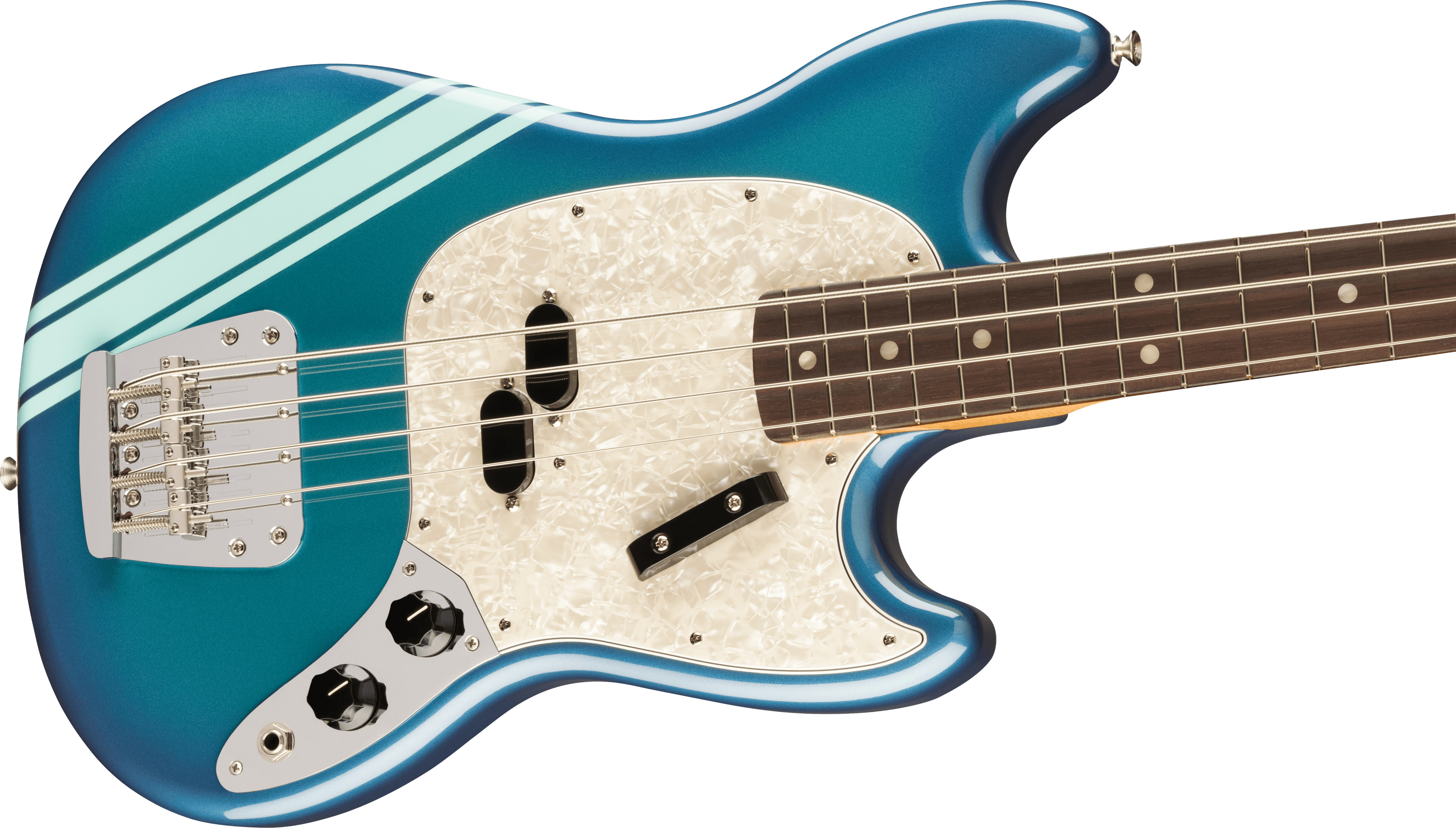 Fender Vintera® II '70s Competition Mustang® Bass, Rosewood Fingerboard, Competition Burgundy