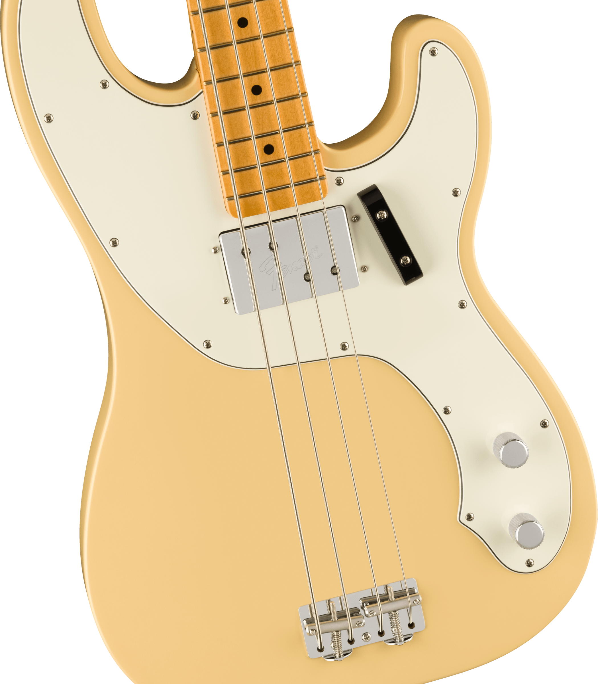 Fender Vintera® II '70s Telecaster® Bass, Maple Fingerboard, Vintage White