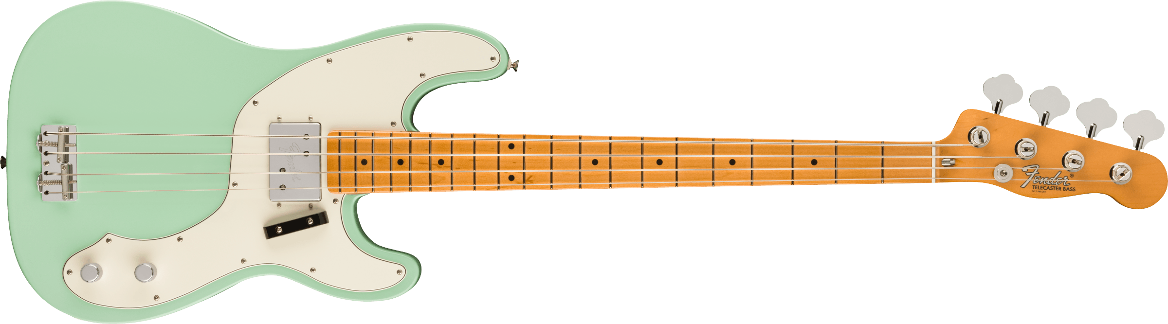 Fender Vintera® II '70s Telecaster® Bass, Maple Fingerboard, Surf Green