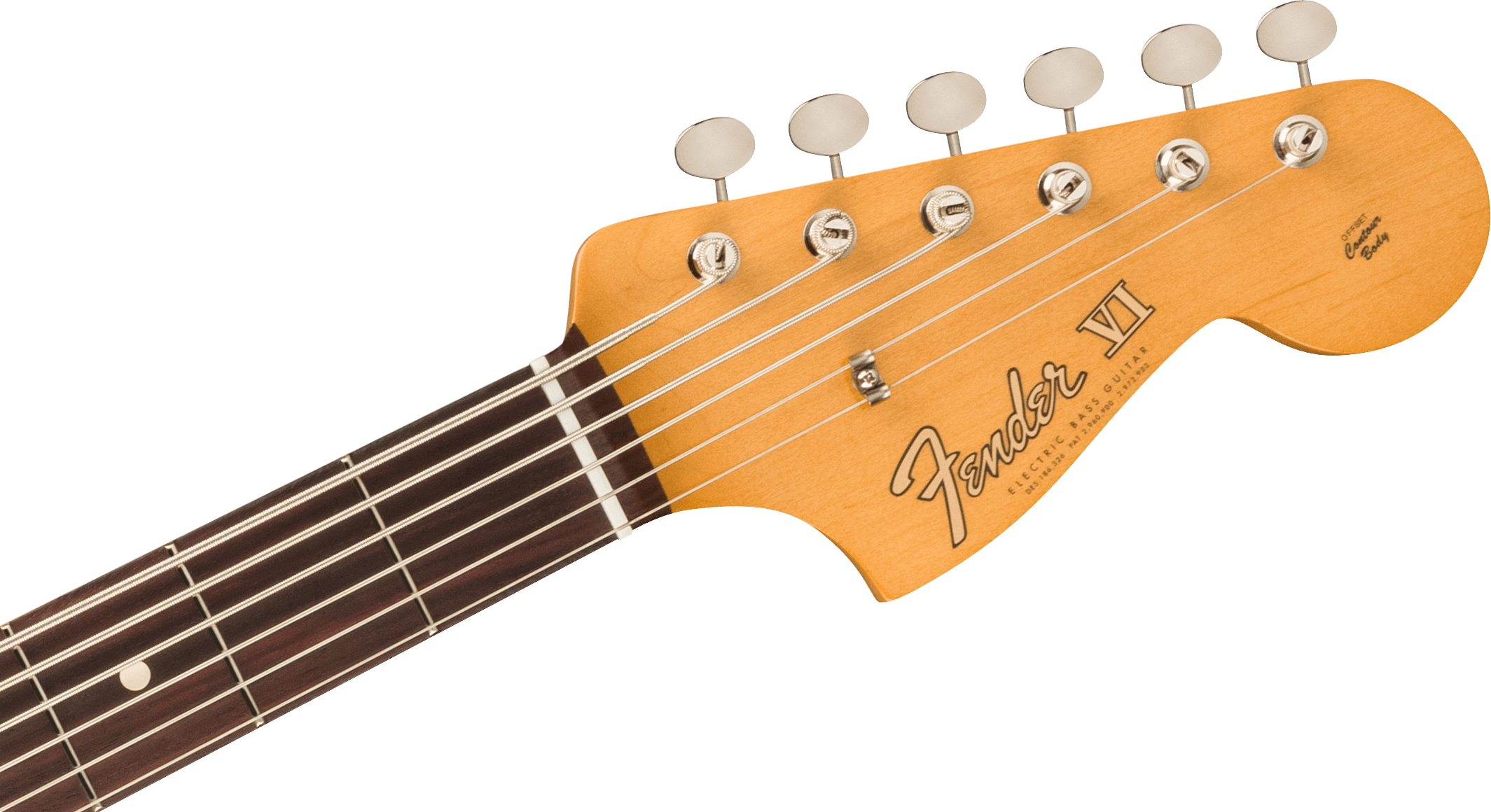 Fender Vintera® II '60s Bass VI, Rosewood Fingerboard, Lake Placid Blue