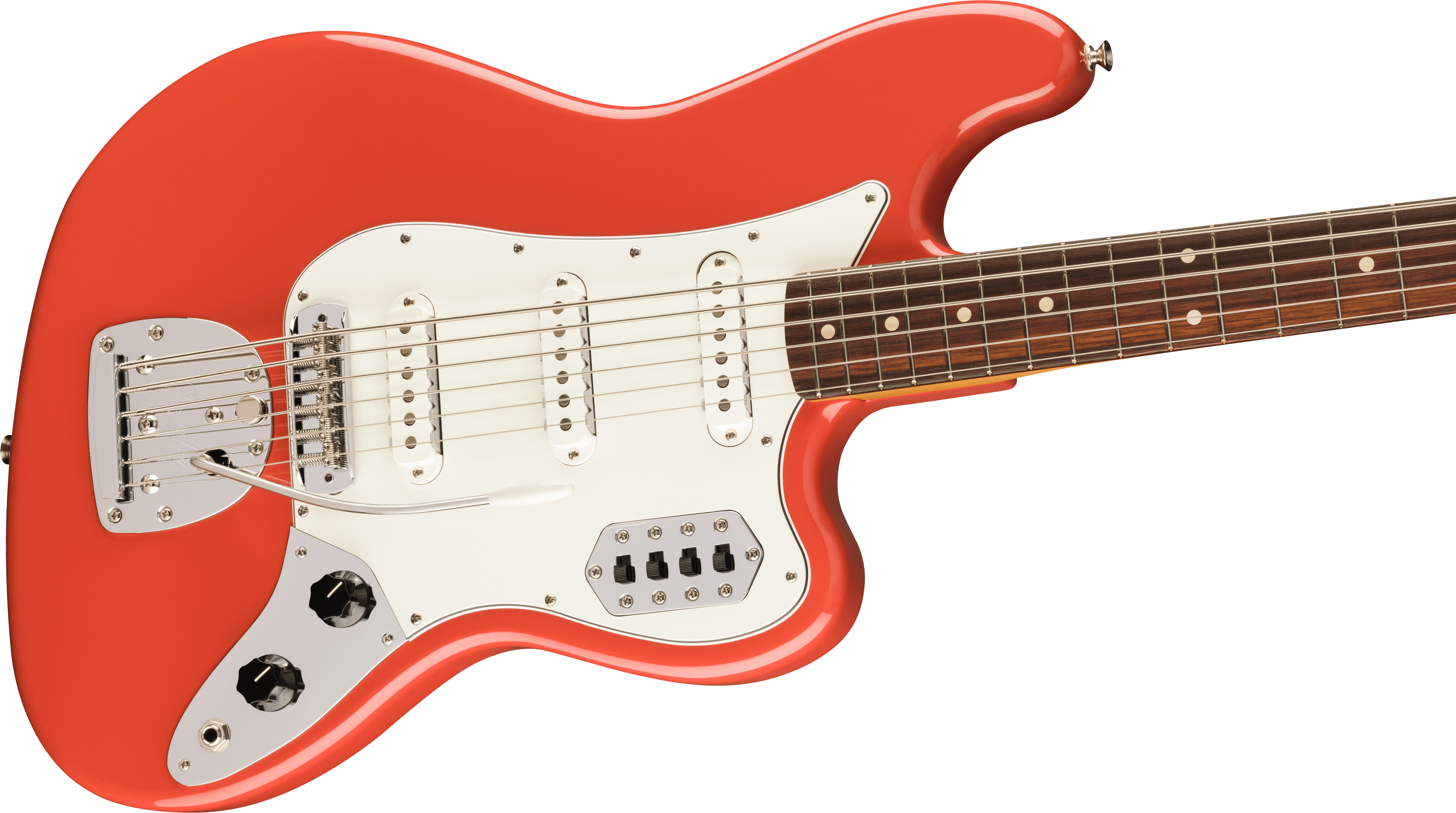 Fender Vintera® II '60s Bass VI, Rosewood Fingerboard, Fiesta Red