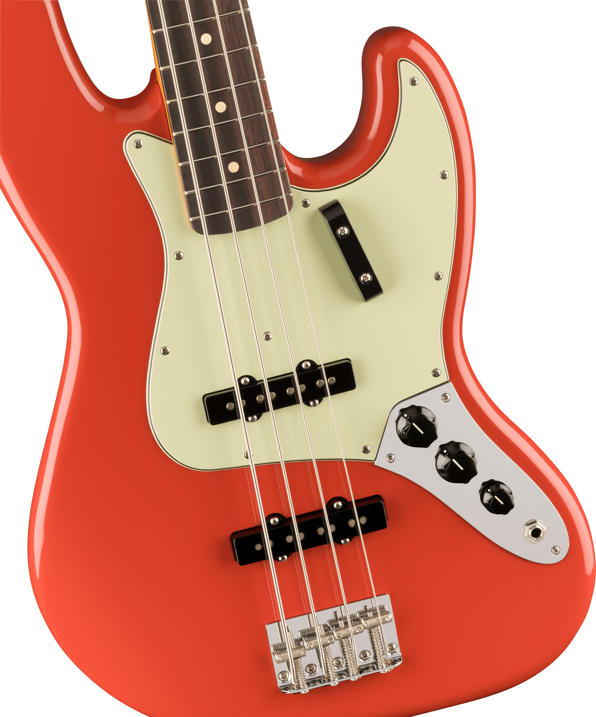 Fender Vintera® II '60s Jazz Bass®, Rosewood Fingerboard, Fiesta Red