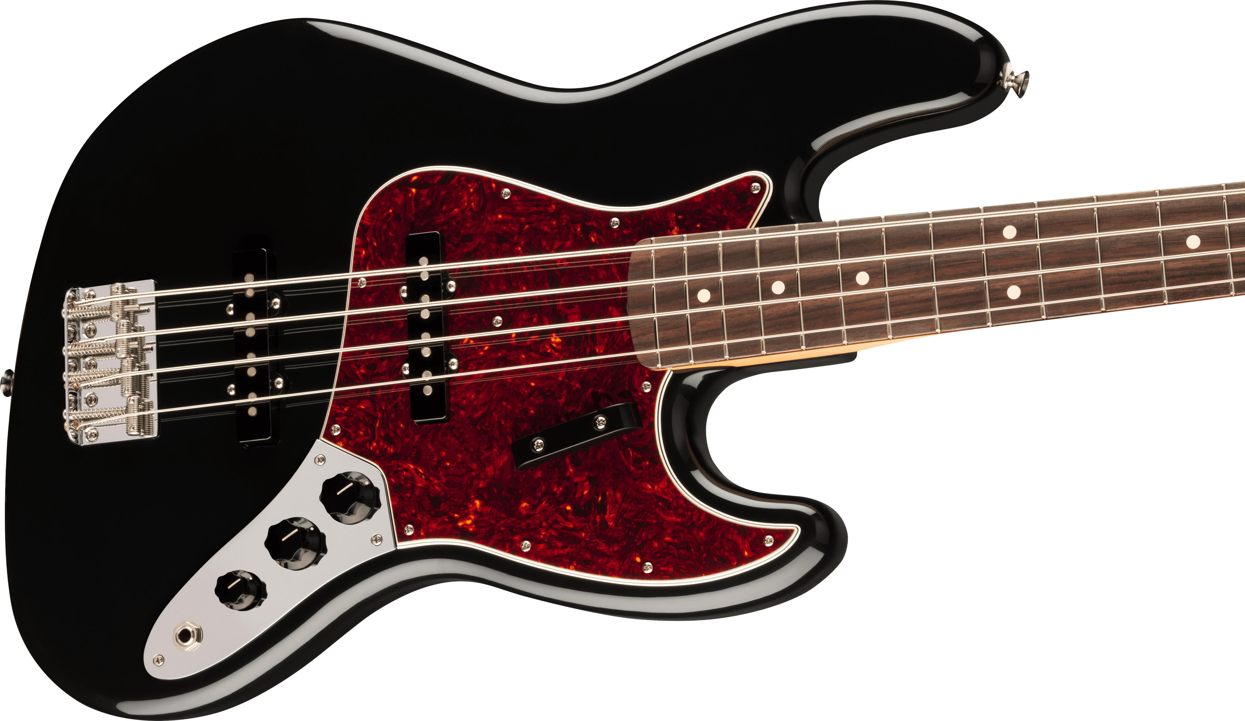 Fender Vintera® II '60s Jazz Bass®, Rosewood Fingerboard, Black
