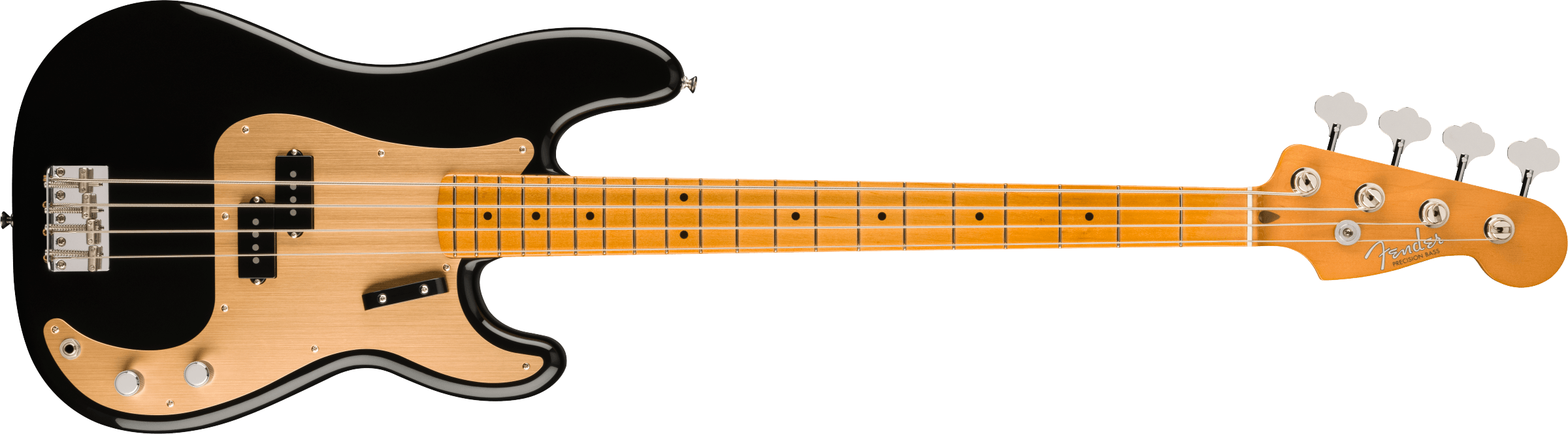 Fender Vintera® II '50s Precision Bass®, Maple Fingerboard, Black