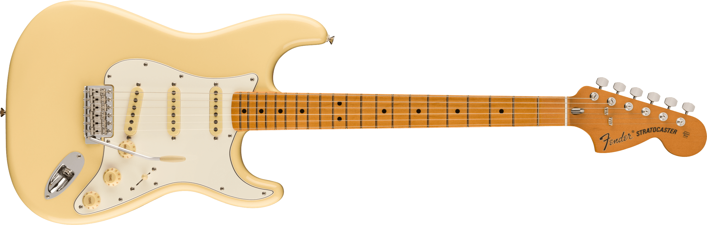 Fender Vintera® II '70s Stratocaster®, Maple Fingerboard, Vintage White