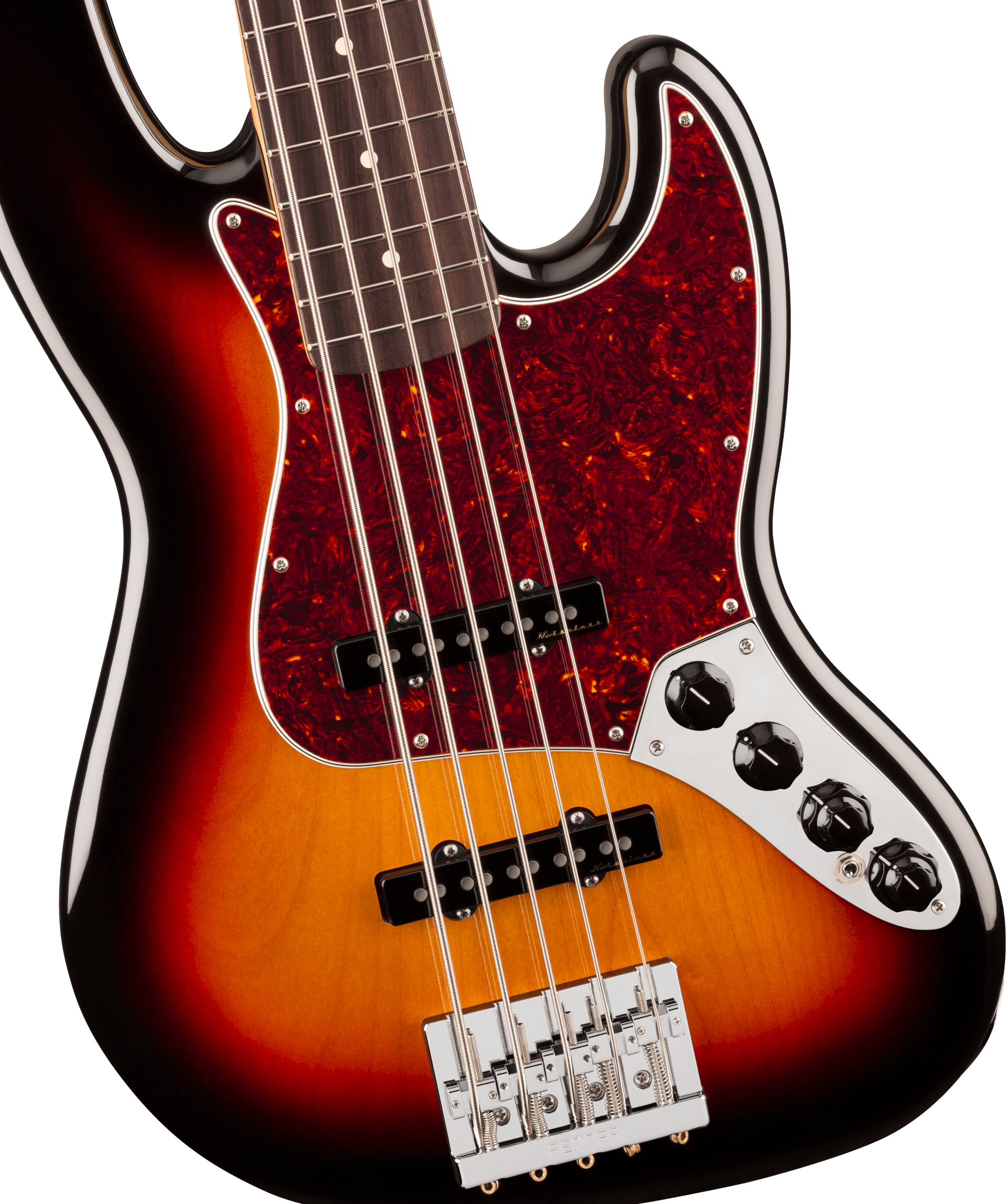 Fender Player II Modified Active Jazz Bass® V, Rosewood Fingerboard, 3-Color Sunburst