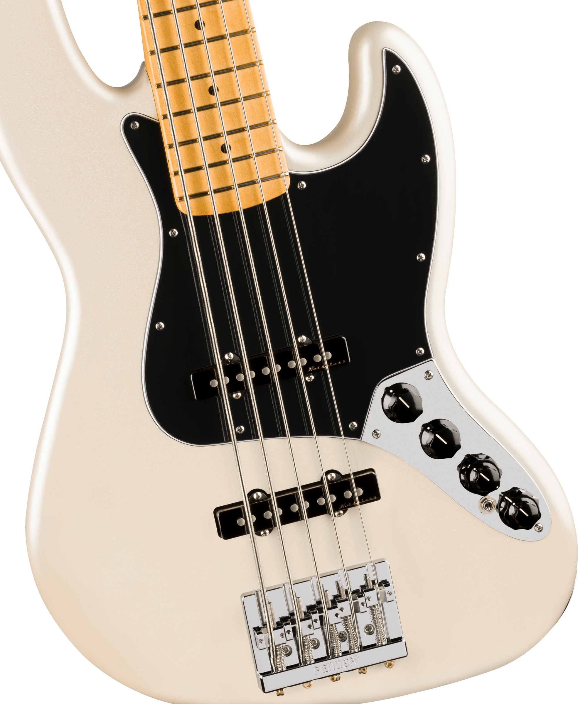 Fender Player II Modified Active Jazz Bass® V, Maple Fingerboard, Olympic Pearl