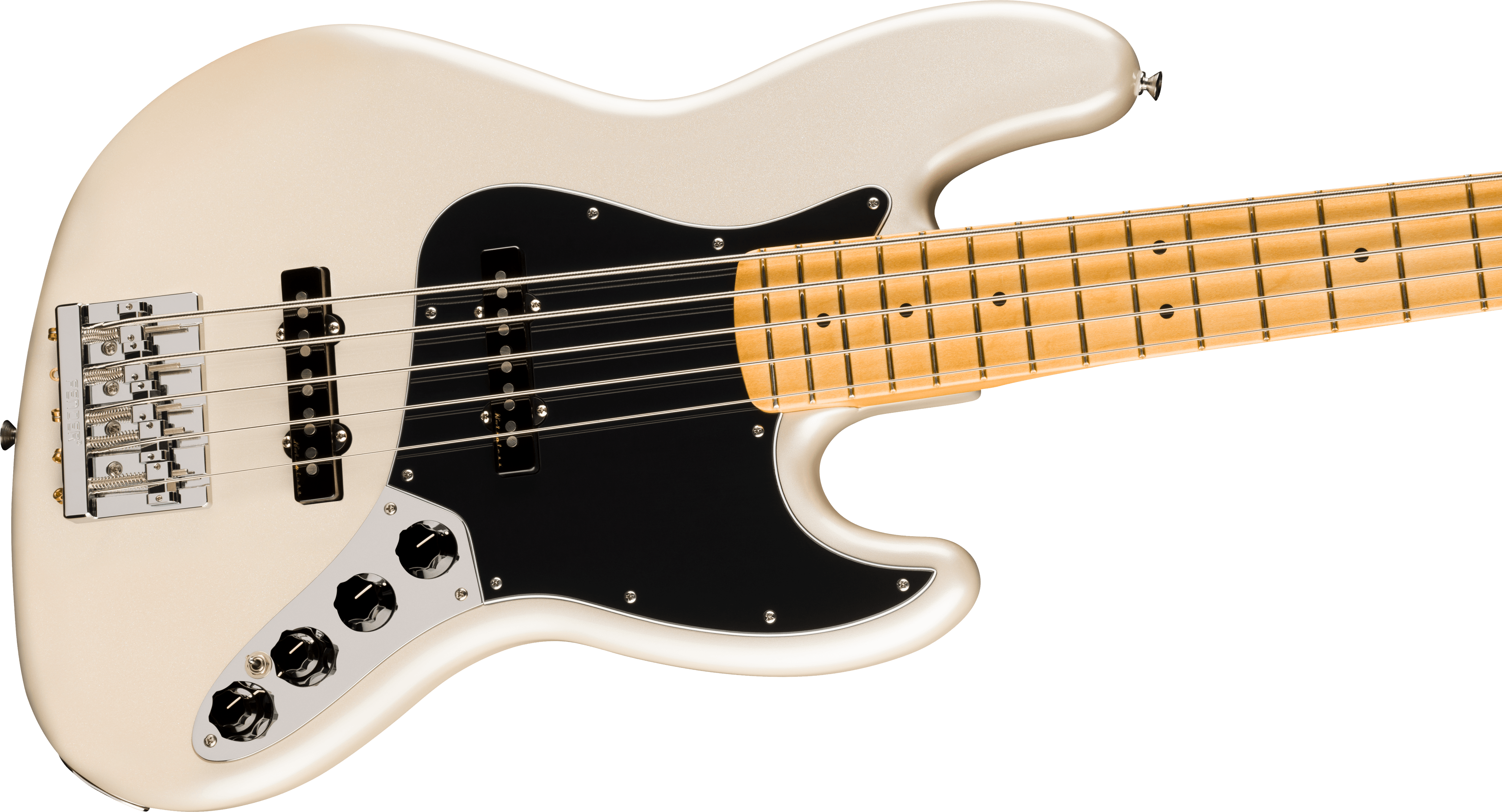 Fender Player II Modified Active Jazz Bass® V, Maple Fingerboard, Olympic Pearl