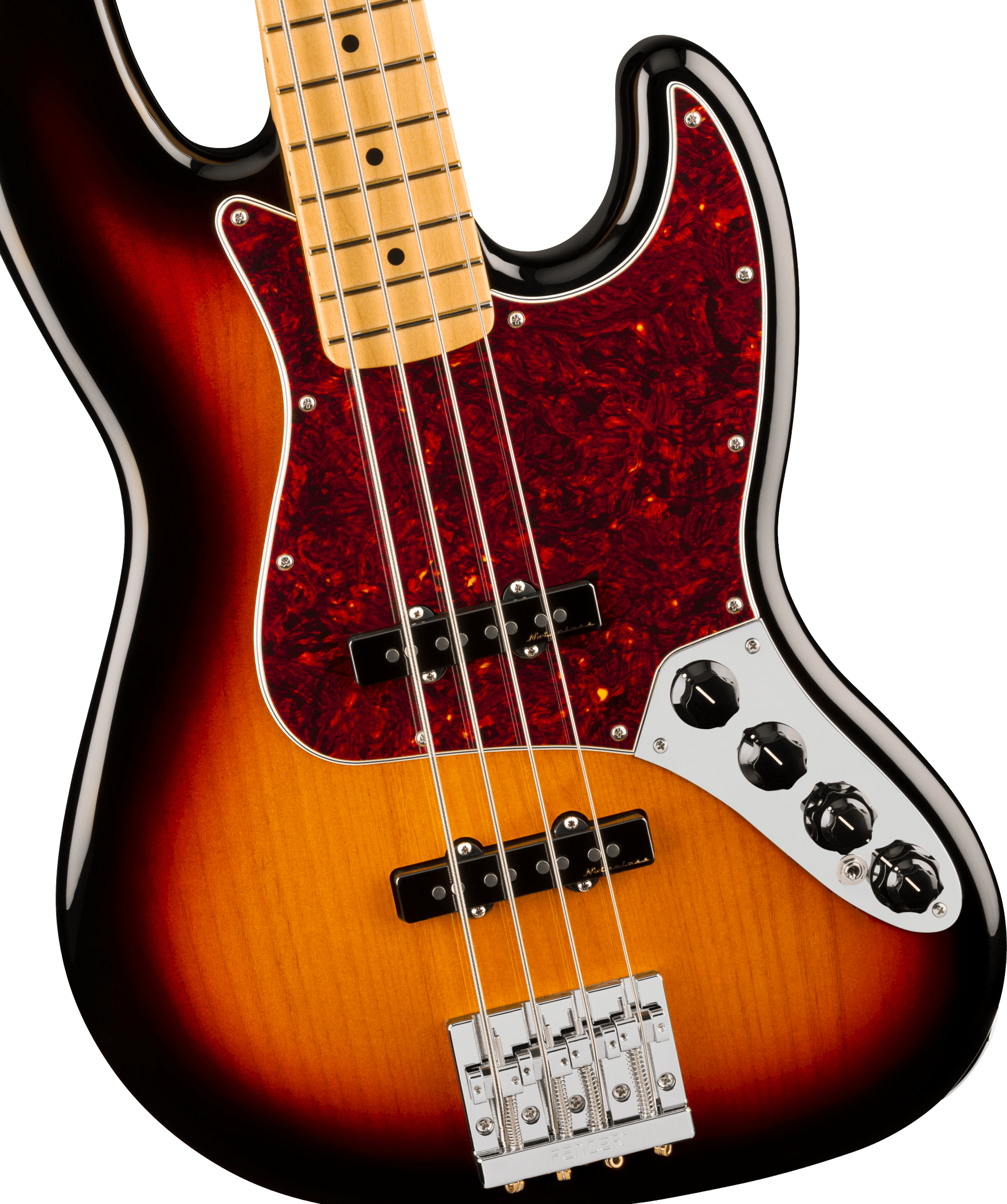 Fender Player II Modified Active Jazz Bass®, Maple Fingerboard, 3 Tone Sunburst