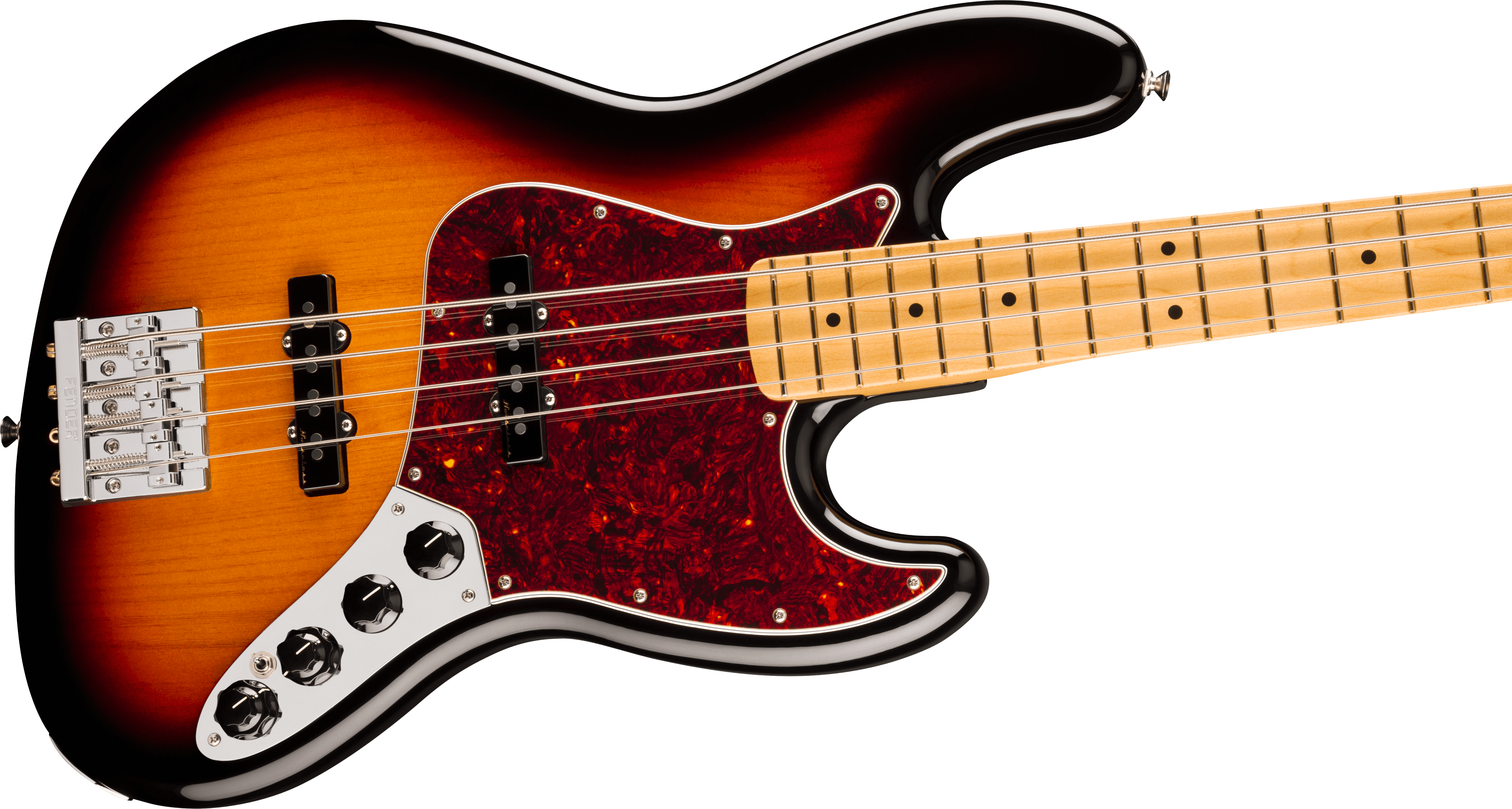 Fender Player II Modified Active Jazz Bass®, Maple Fingerboard, 3 Tone Sunburst
