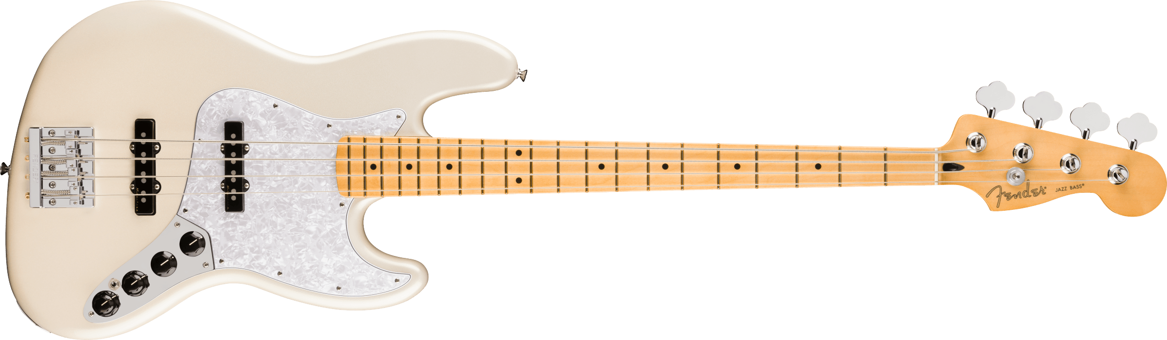 Fender Player II Modified Active Jazz Bass®, Maple Fingerboard, Olympic Pearl