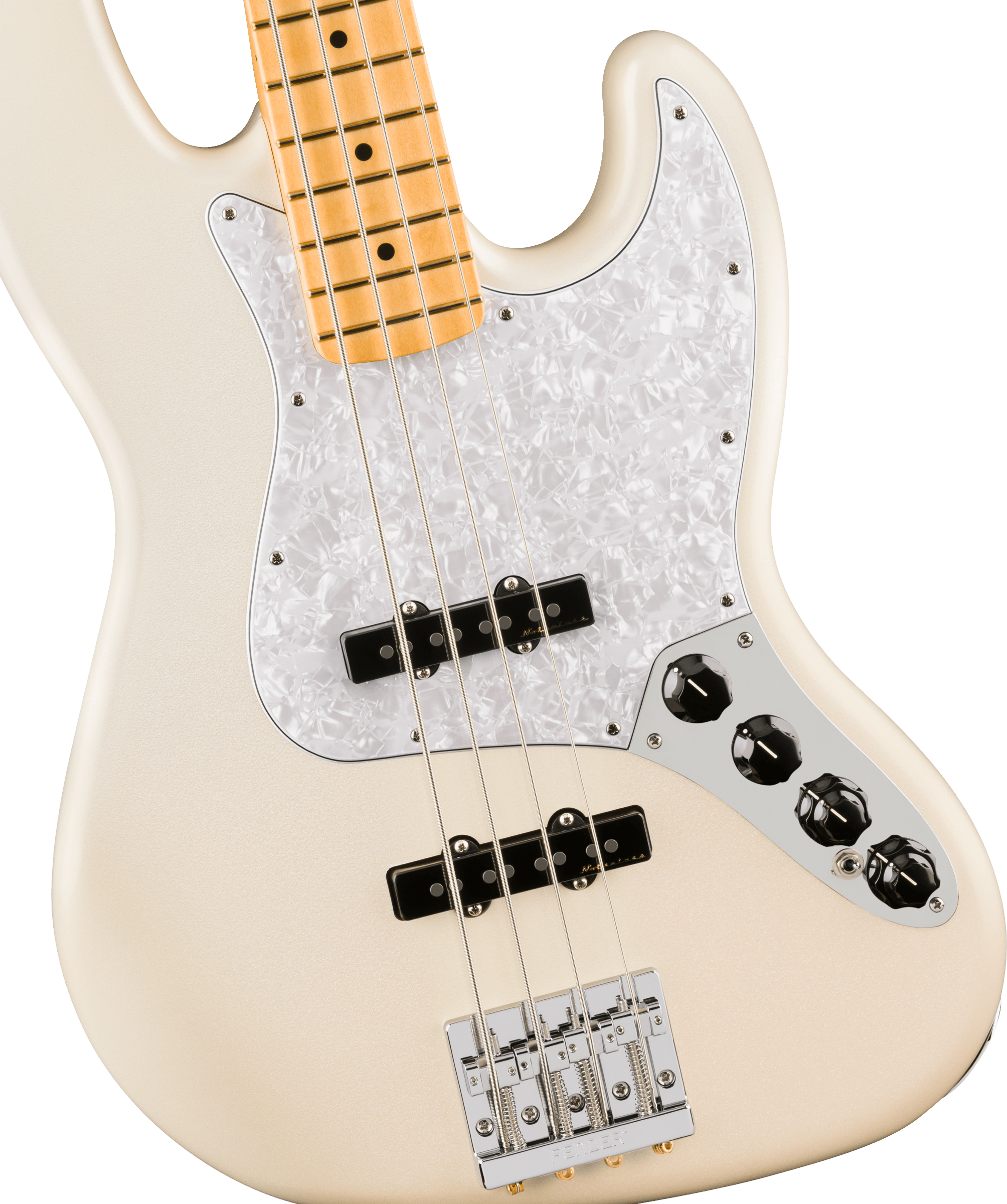 Fender Player II Modified Active Jazz Bass®, Maple Fingerboard, Olympic Pearl