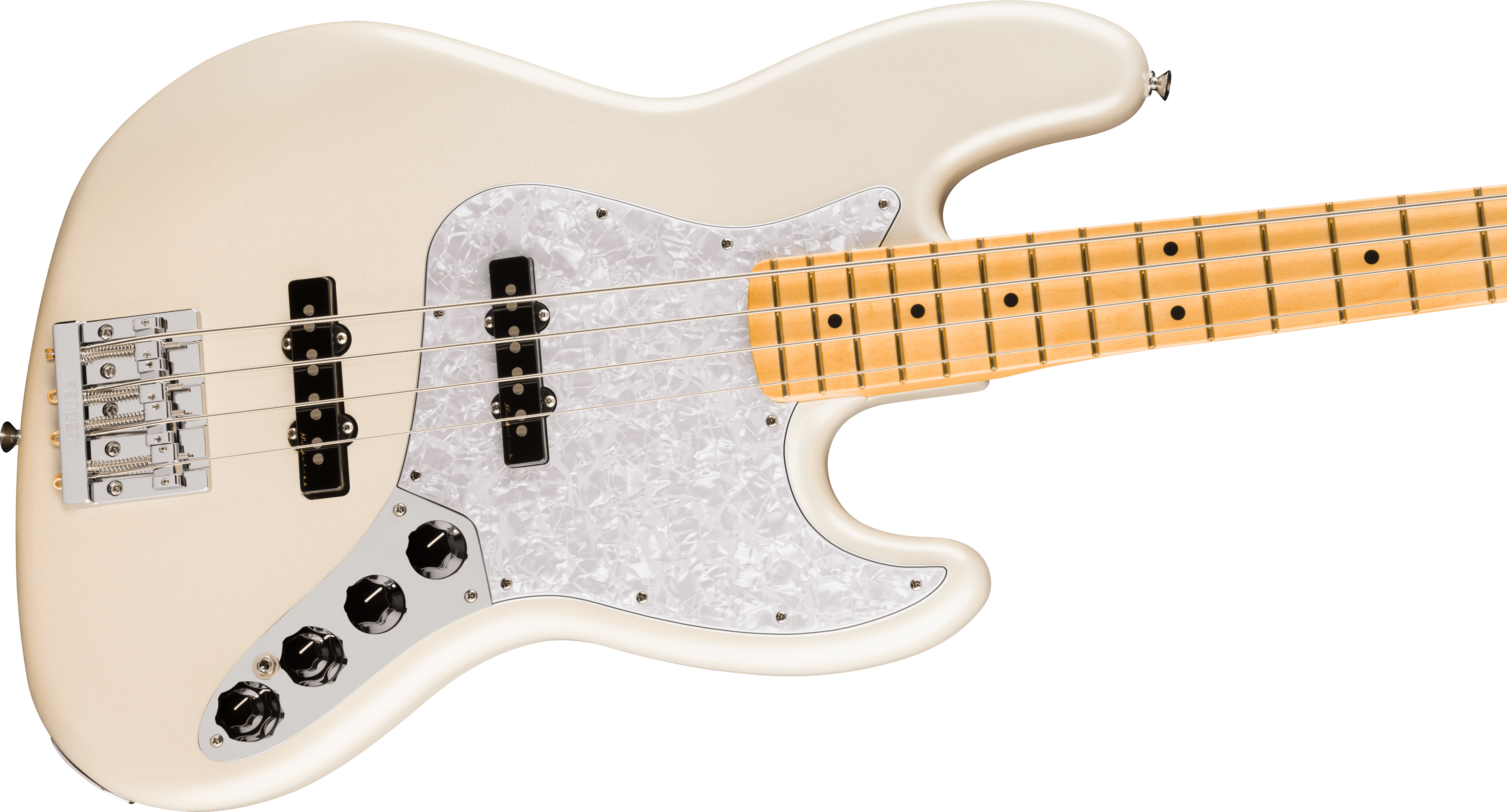 Fender Player II Modified Active Jazz Bass®, Maple Fingerboard, Olympic Pearl