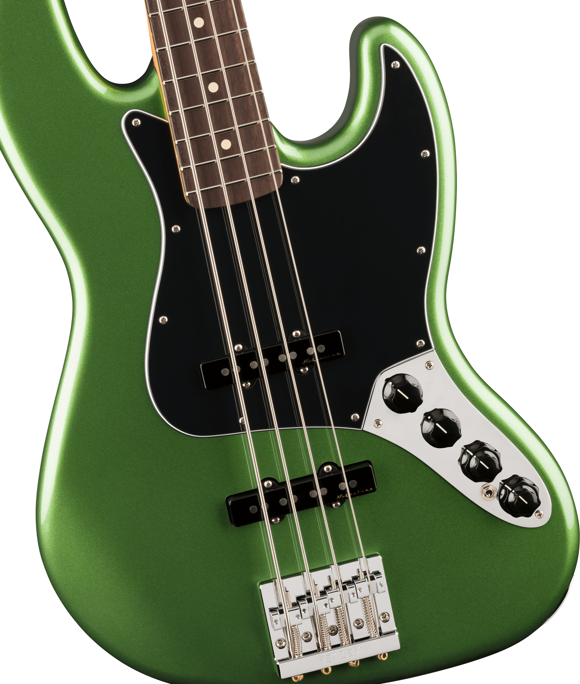 Fender Player II Modified Active Jazz Bass®, Rosewood Fingerboard, Harvest Green Metallic