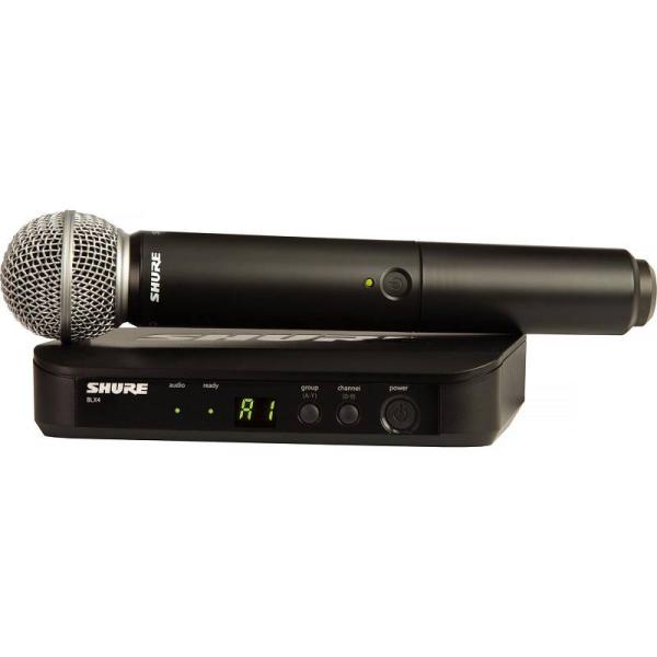 SHURE BLX24 / SM58 M17 - SISTEMA PALMARE WIRELESS CARDIOIDE PER VOCE