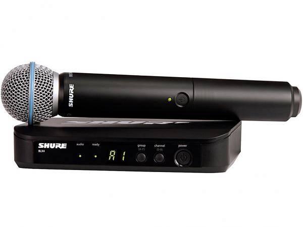 SHURE BLX24 / Beta 58 M17 - SISTEMA PALMARE WIRELESS SUPERCARDIOIDE PER VOCE - M17 (662-686MHz)