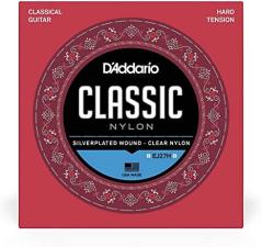 D'Addario EJ 27H Silver Wound - set di corde per chitarra classica - HARD tension