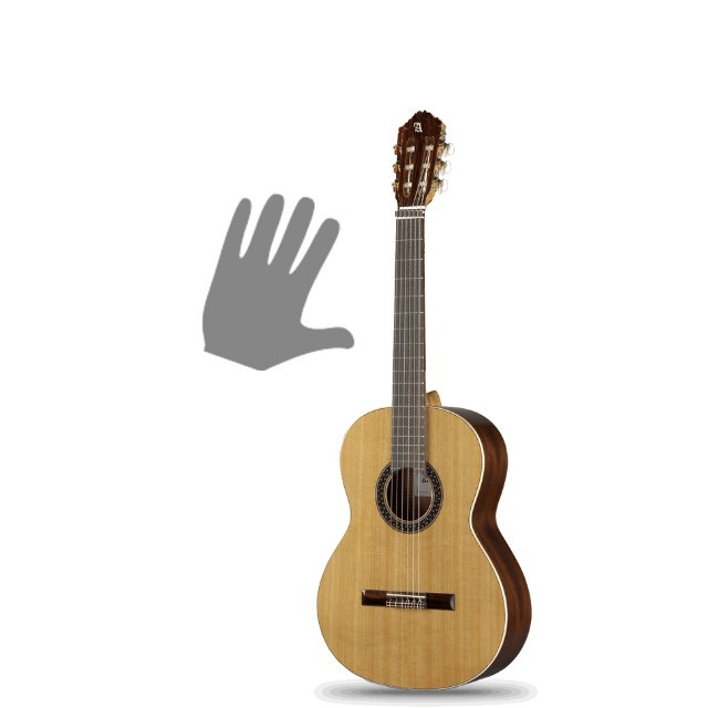 ALHAMBRA 1 C HT MANCINA C/BORSA - Chitarra Classica per Mancini con Borsa