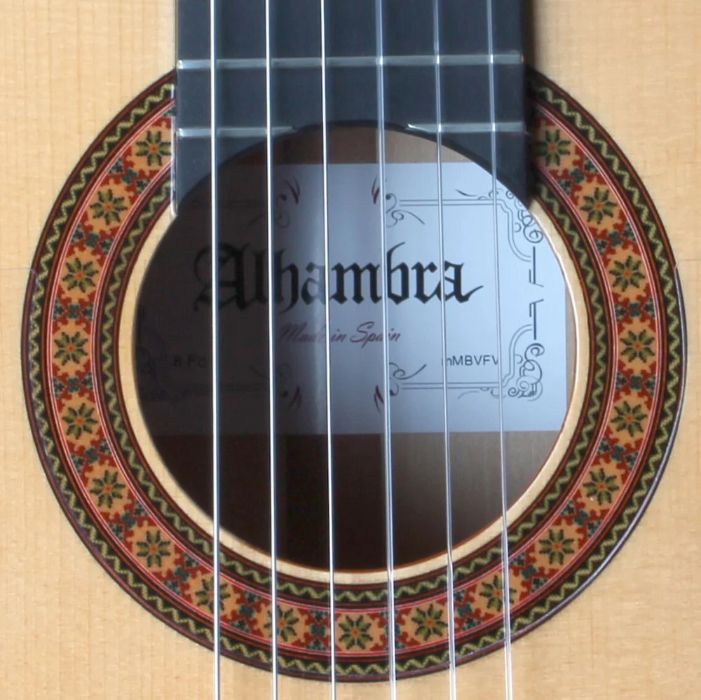 ALHAMBRA 8 FC - Chitarra Flamenca Bianca Massella