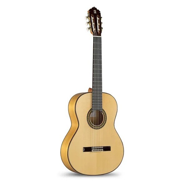 ALHAMBRA 7 FC - Chitarra Flamenca Bianca Interamente Massella