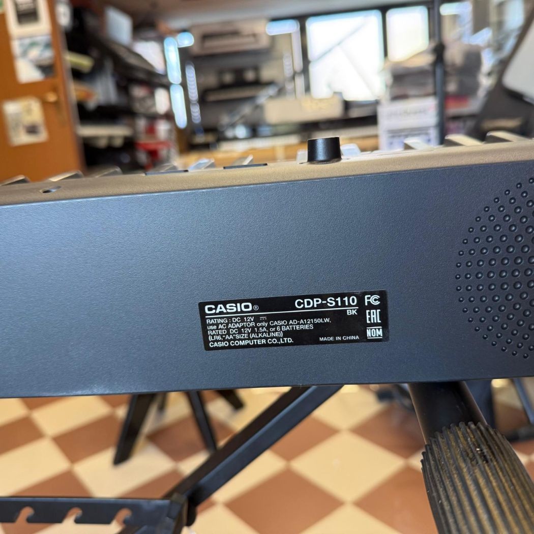 CASIO CDP-S110 BK - Pianoforte Digitale 88 Tasti Pesati - USATO
