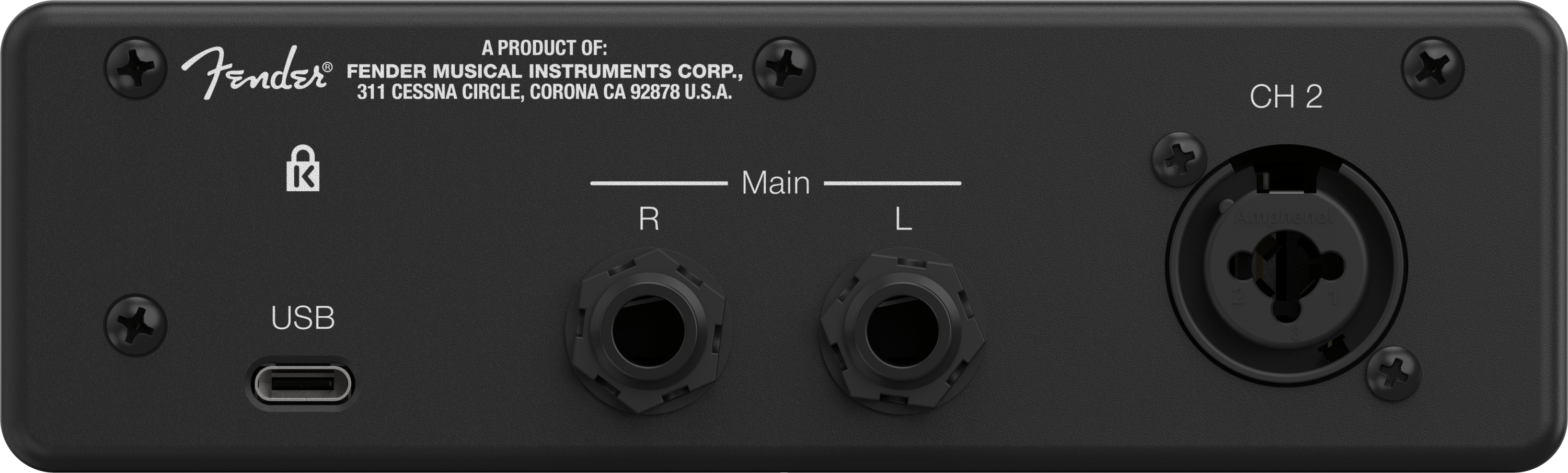 FENDER Quantum LT 2 - Interfaccia Audio USB-C