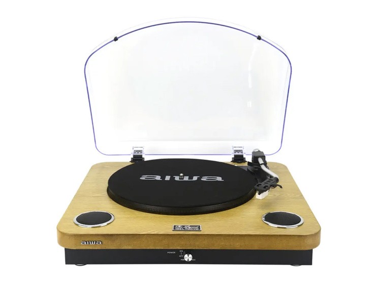 AIWA LPS-25WD - Giradischi Stereo con Bluetooth e Radio FM