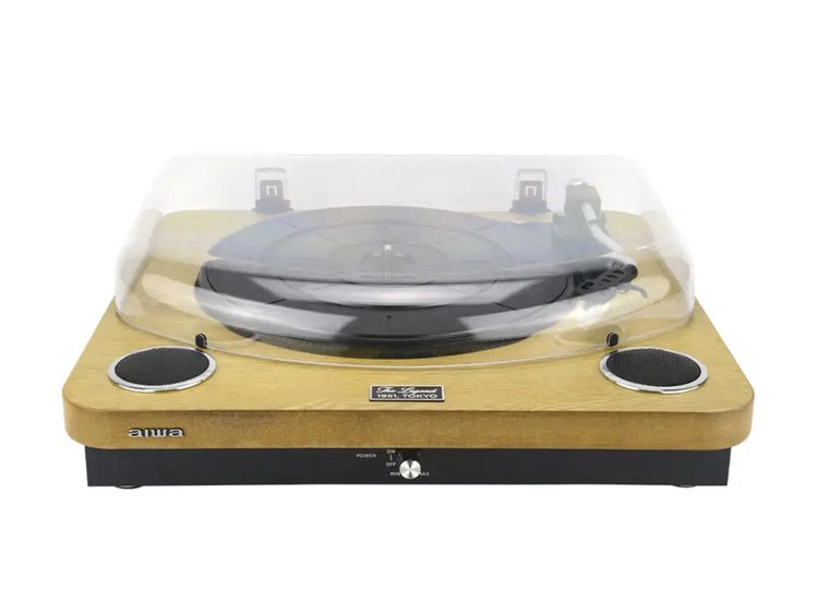 AIWA LPS-25WD - Giradischi Stereo con Bluetooth e Radio FM