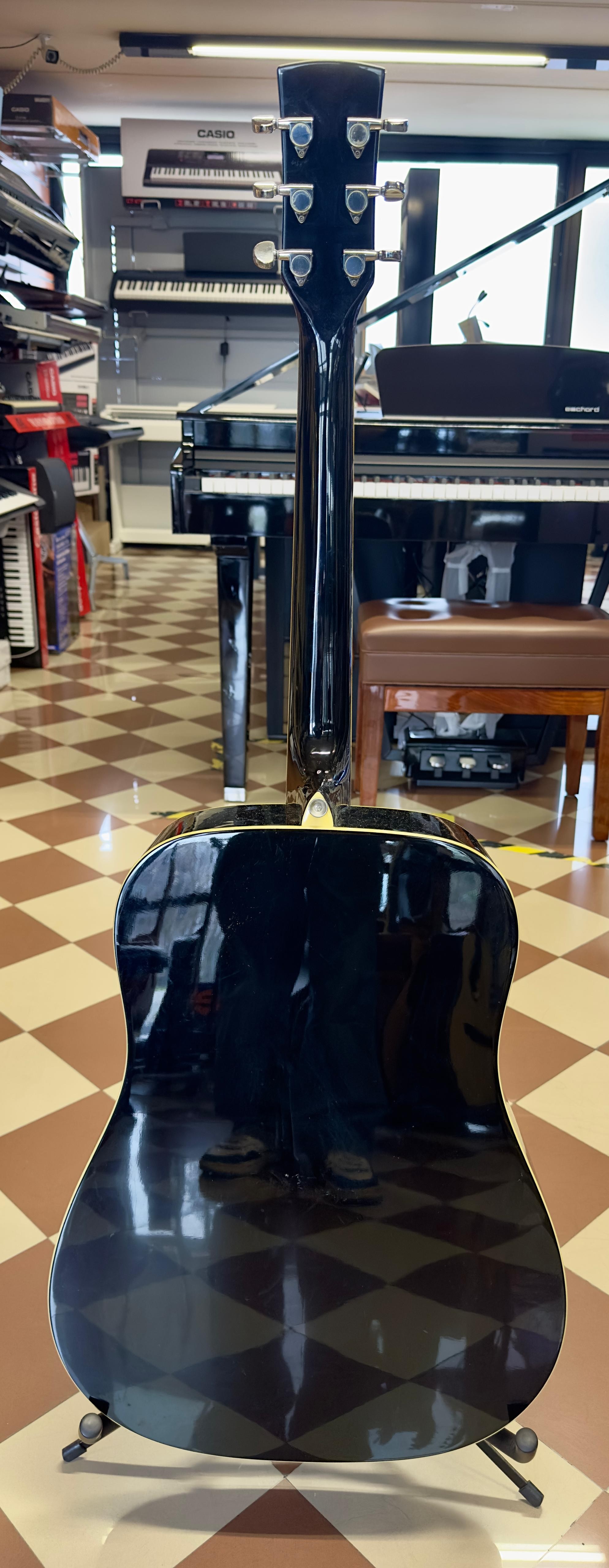 IBANEZ PF15 Black CHITARRA ACUSTICA NERA con custodia