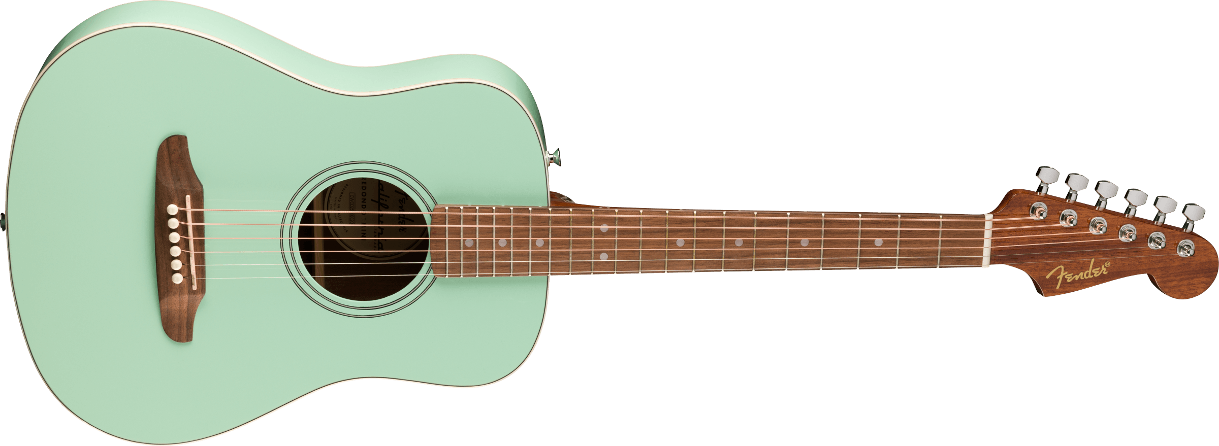 Fender California Standard Redondo Mini SFG - Dreadnought da Viaggio Surf Green