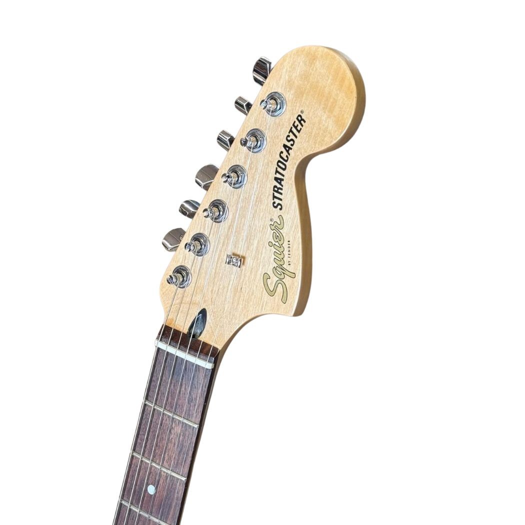 Fender Squier Affinity Stratocaster HSS LRL Charcoal Frost Metallic - Set Usato con Accessori