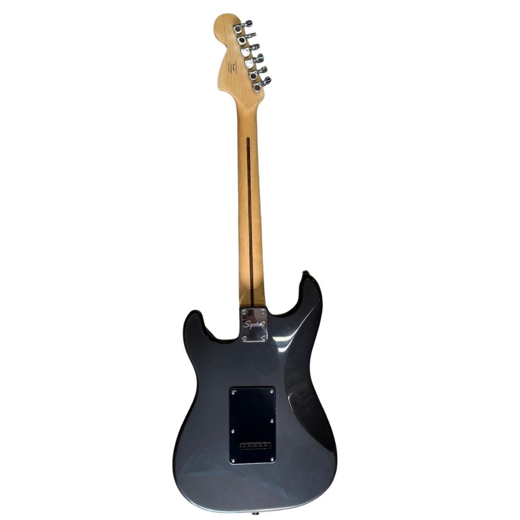 Fender Squier Affinity Stratocaster HSS LRL Charcoal Frost Metallic - Set Usato con Accessori