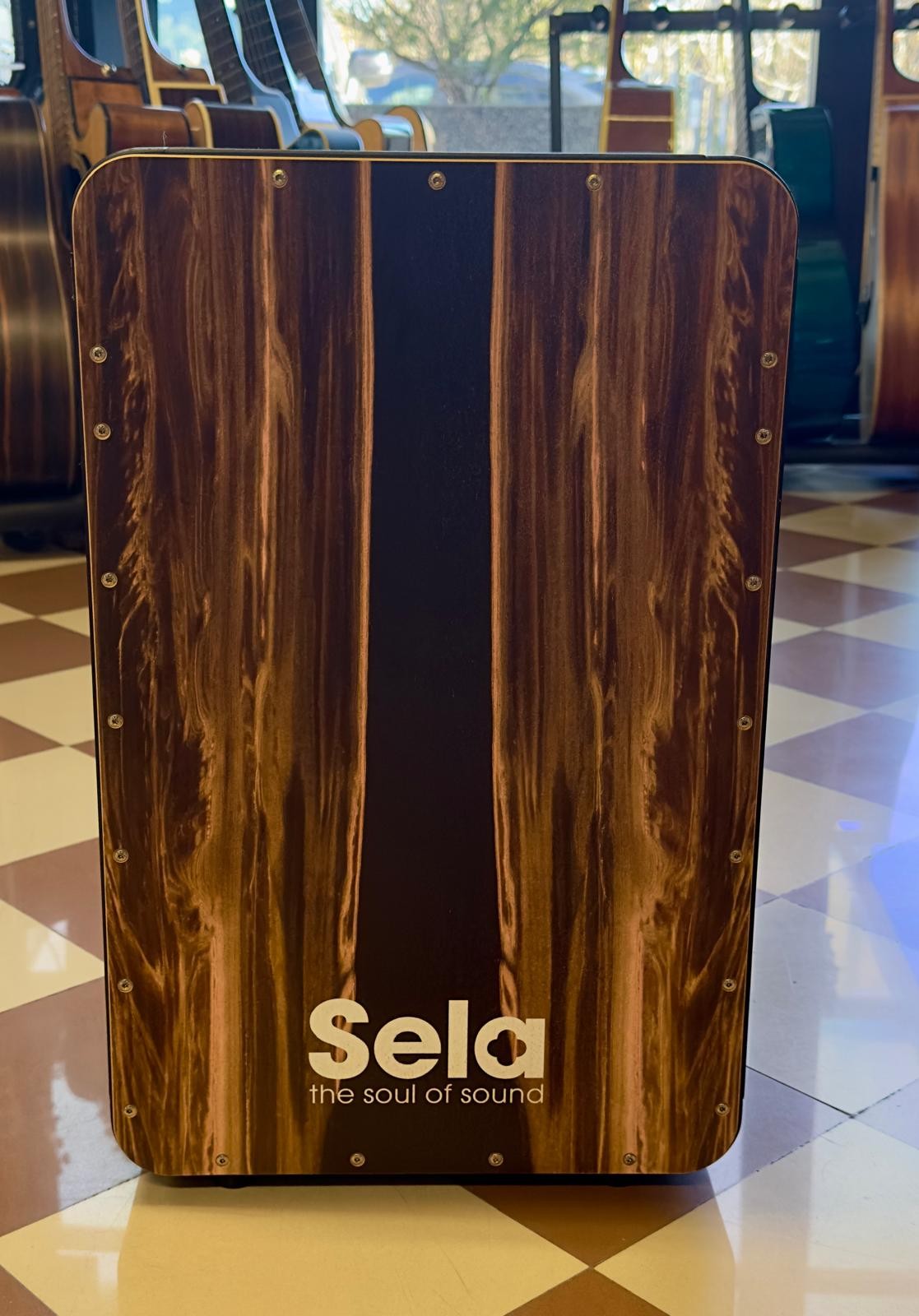 Sela CaSela Cajon, Black Dark Nut - cajon con custodia morbida