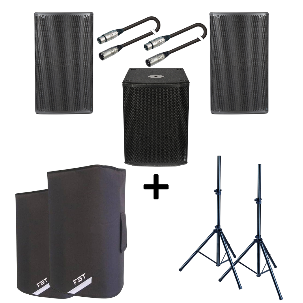 Titolo Prodotto: dB Technologies Opera 15 e SUB 615 Bundle - Sistema Tri-amplificato 15 Pollici con Supporti e Cavi