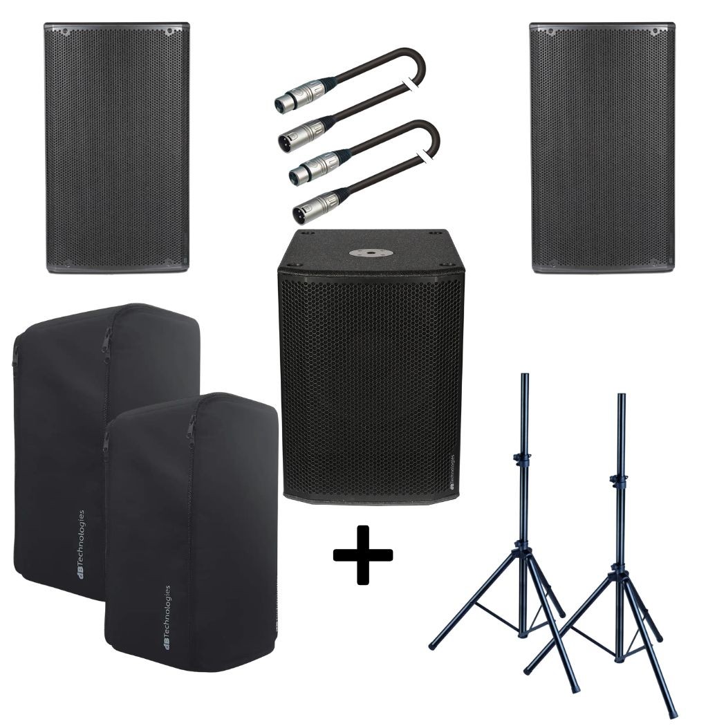 Titolo Prodotto: dB Technologies Opera 15 e SUB 615 Bundle - Sistema Tri-amplificato 15 Pollici con Supporti e Cavi