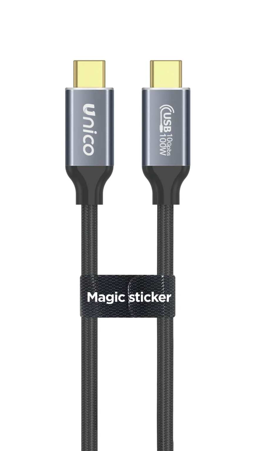 UNICO Cavo C-C dati e video 100W 1,5mt alluminio CB 1518