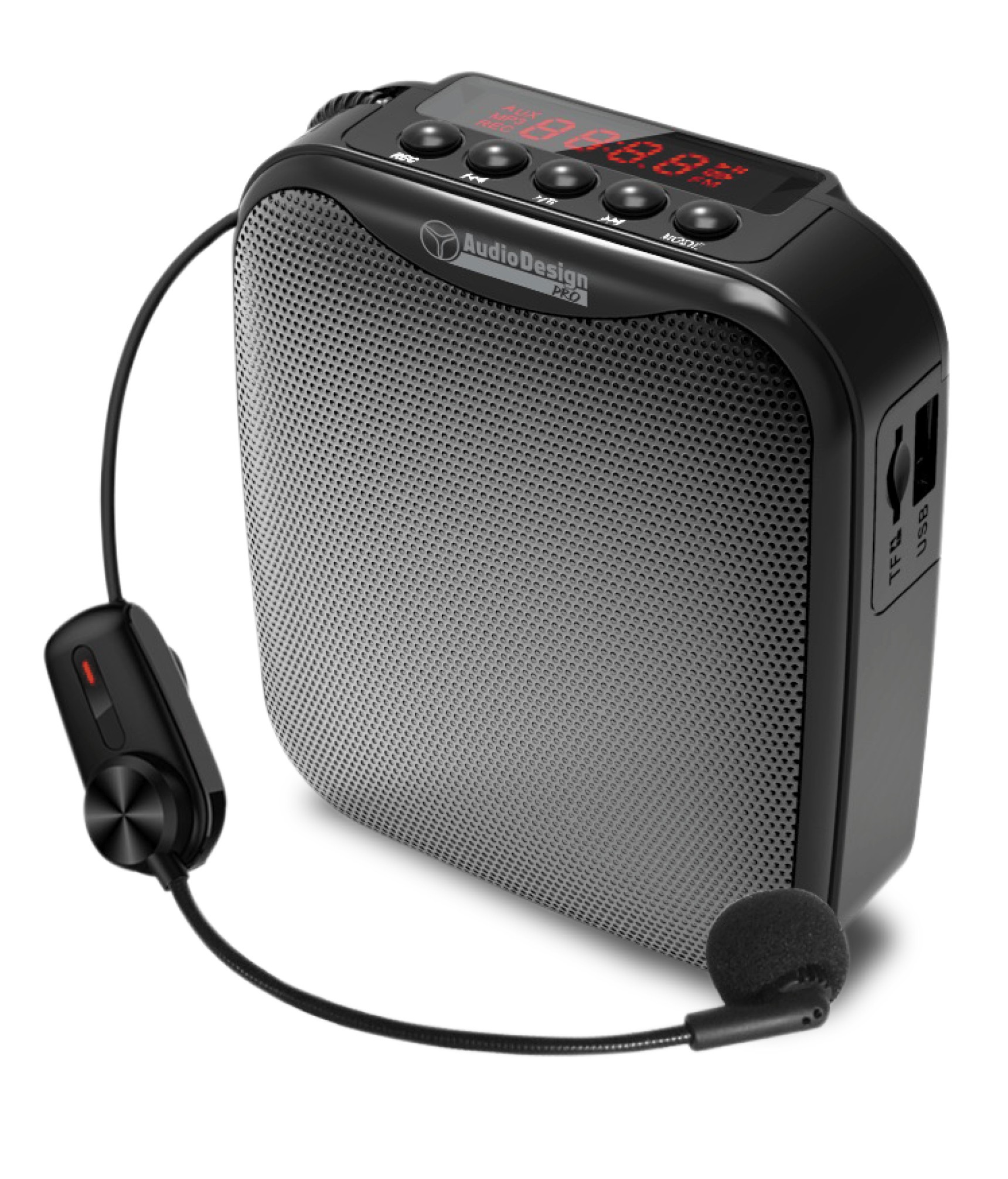 AUDIODESIGN PA Voce W/WL Pro - Amplificatore Portatile per Voce con Microfono Wireless.