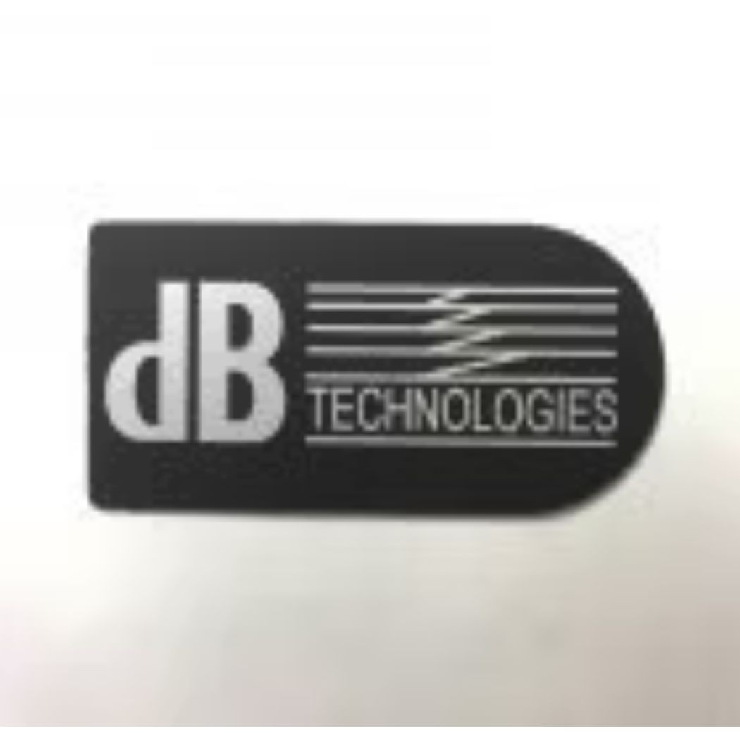 DB TECHNOLOGIES Logo DVA - Targhetta Frontale per Subwoofer S20 / S30