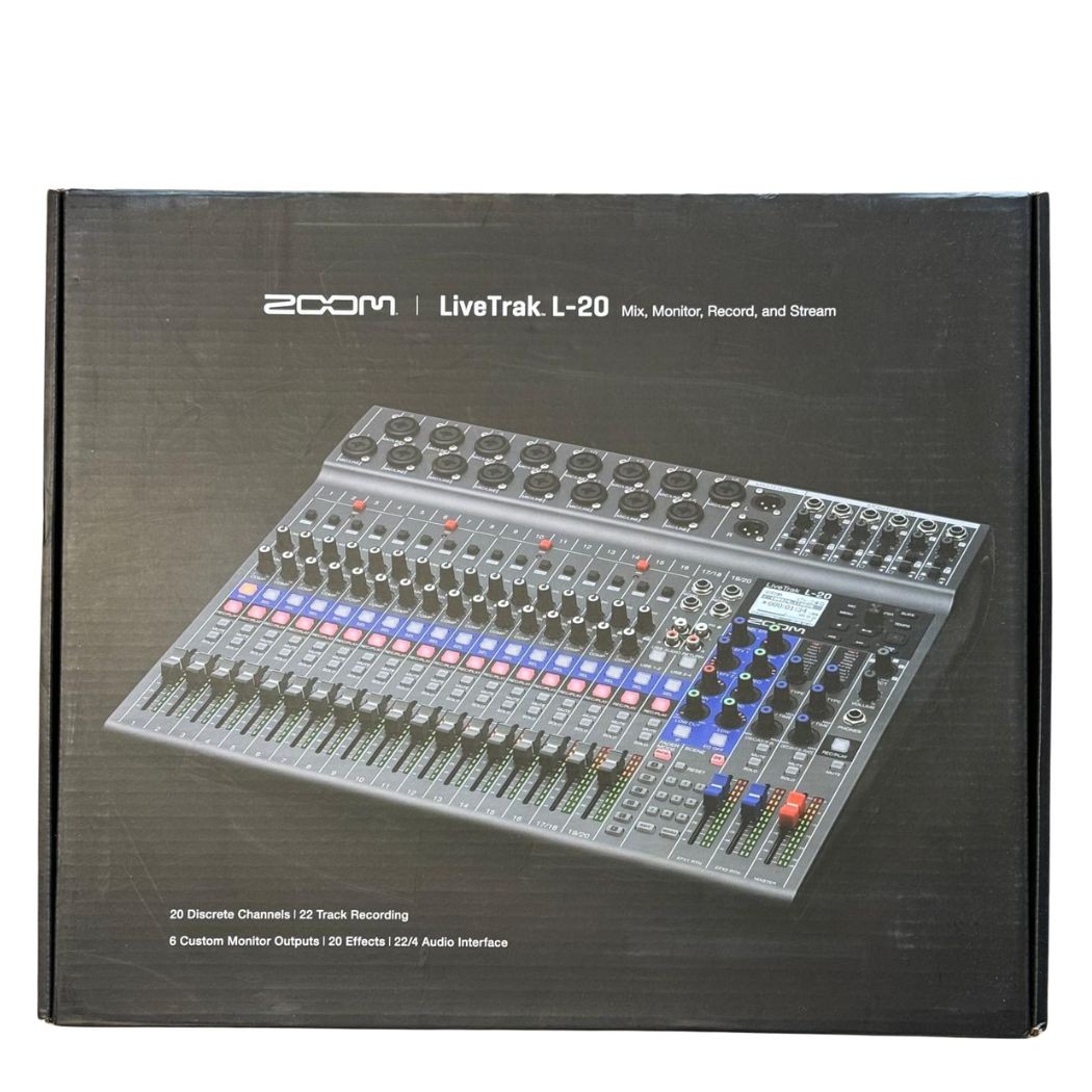 ZOOM LiveTrak L-20 Case Bundle (USATO IN GARANZIA) - Mixer Digitale e Registratore 22 Tracce