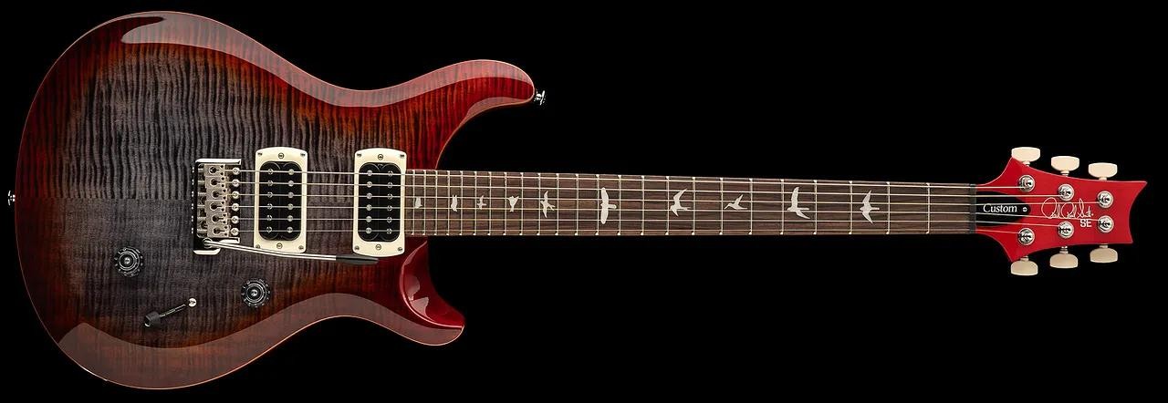 PRS SE Custom 24 - Charcoal Cherry Burst (2026)