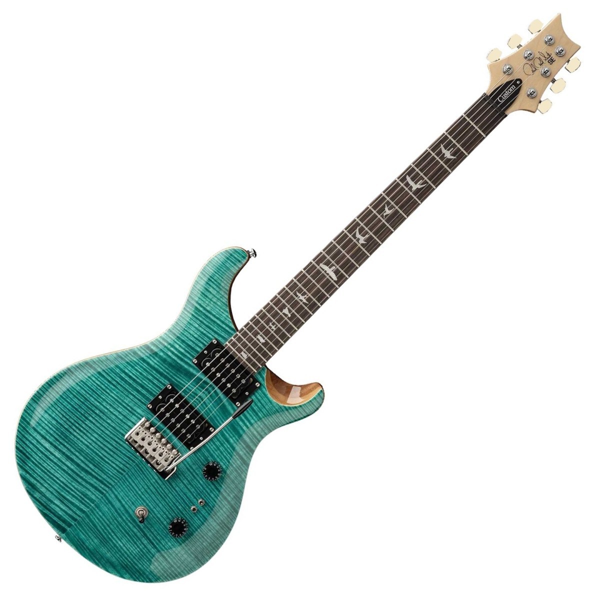 PRS SE Custom 24-08 Turquoise - Chitarra Elettrica con Gig Bag