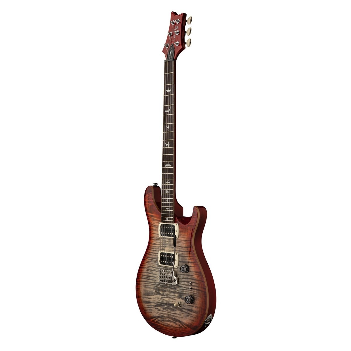 PRS SE Custom 24-08 Charcoal Cherry Burst - Chitarra Elettrica con Gig Bag
