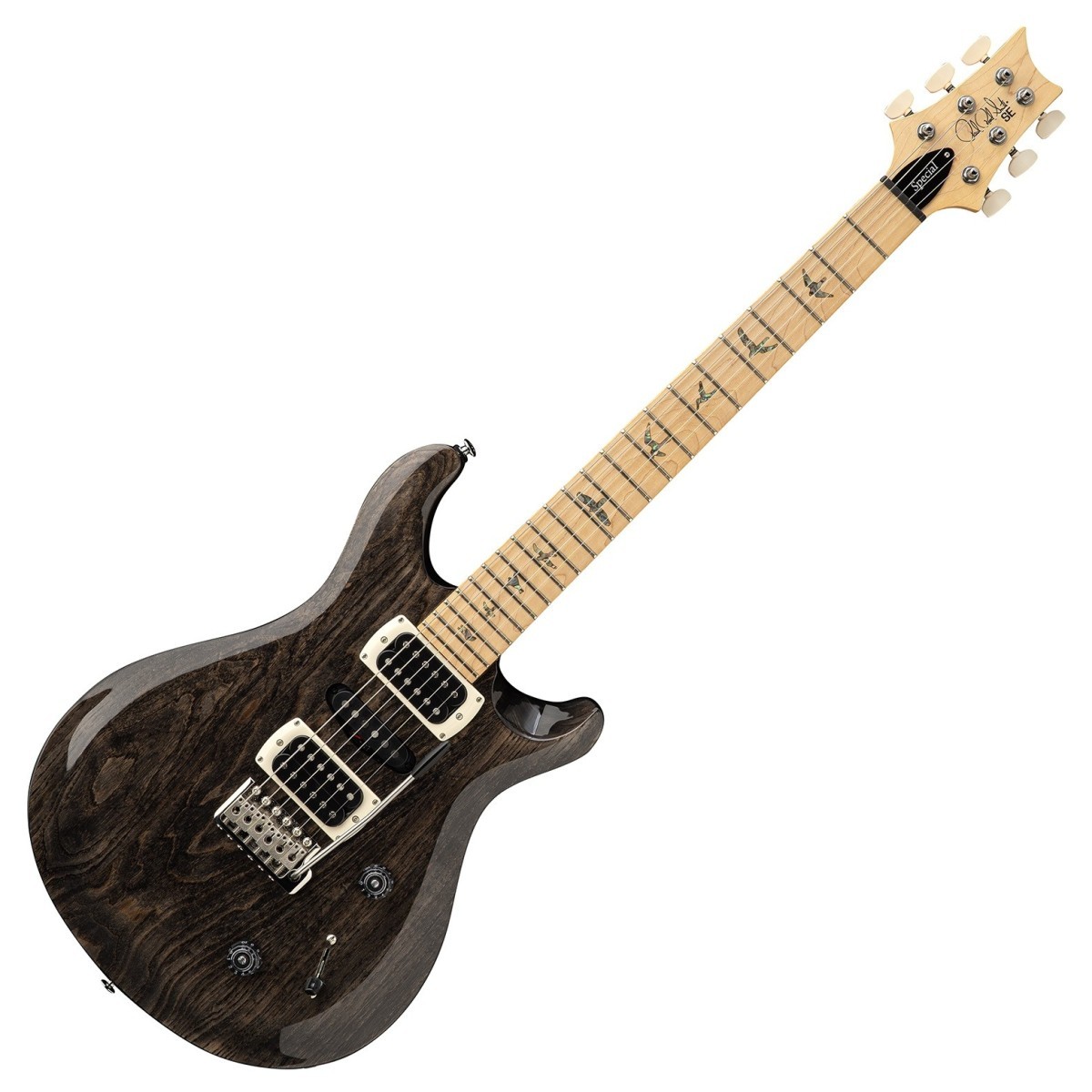 PRS SE Swamp Ash Special MN Charcoal - Chitarra Elettrica con Tastiera in Acero e Gig Bag