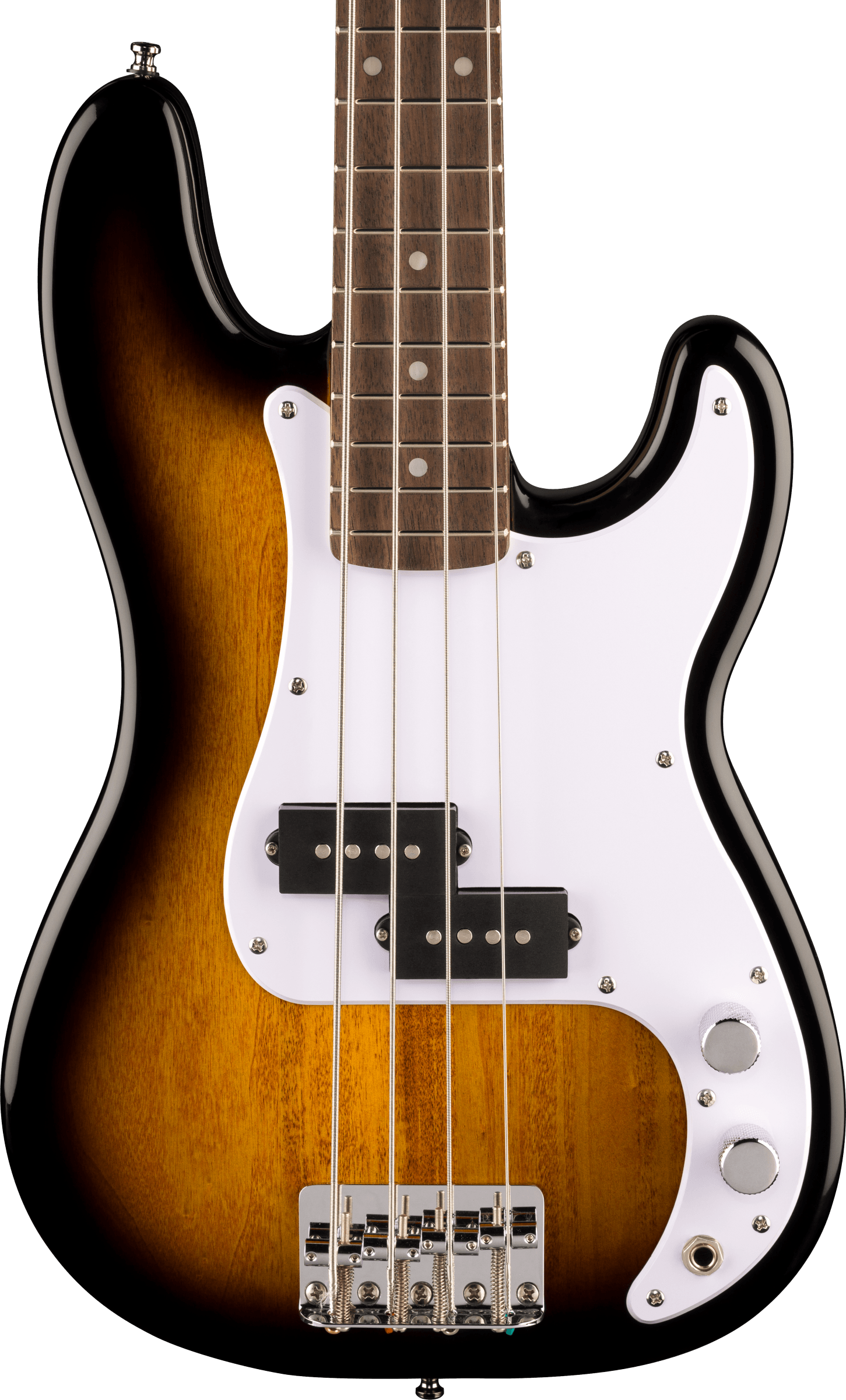 Fender Squier Mini Precision Bass LRL 2C Sunburst - Basso Elettrico a Scala Corta (28,6")