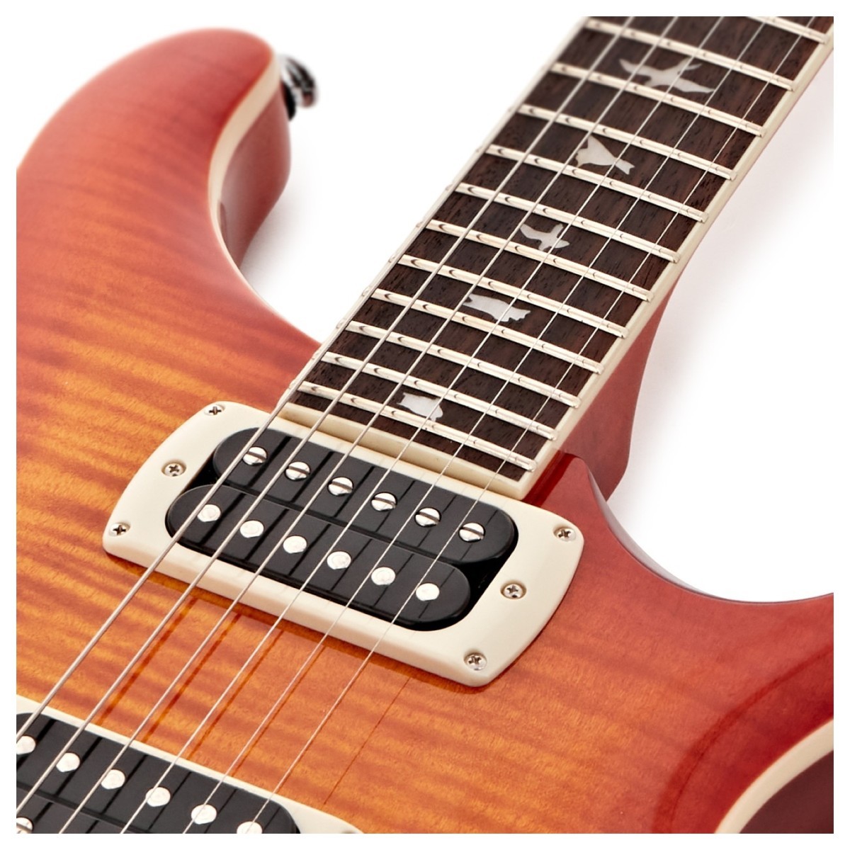 PRS SE Custom 24 Semi-Hollow Piezo Vintage Sunburst - Chitarra Elettrica Semiacustica con Sistema LR Baggs